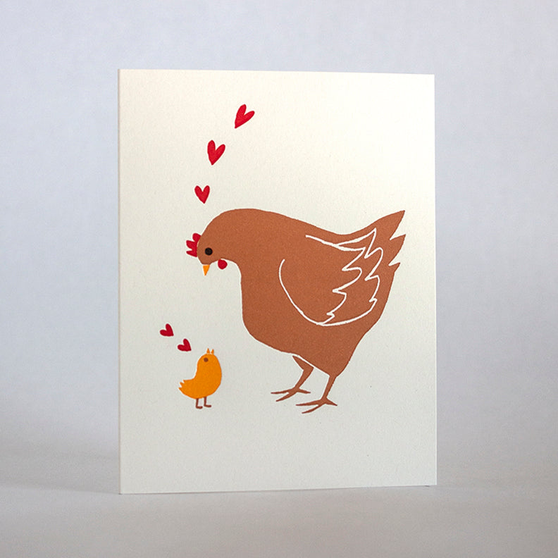 Mother Hen Love Card