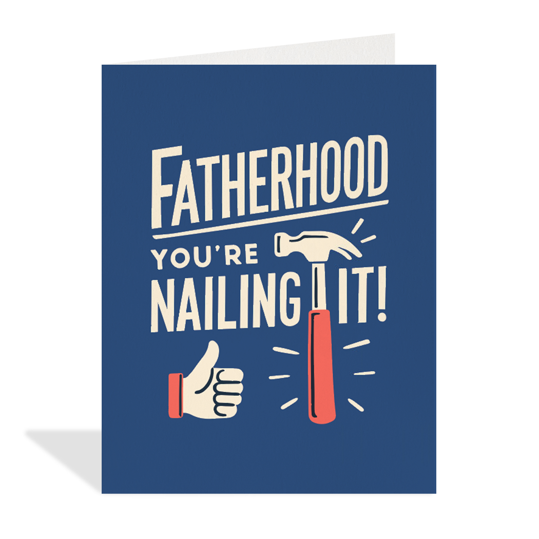 Nailing It Dad Card