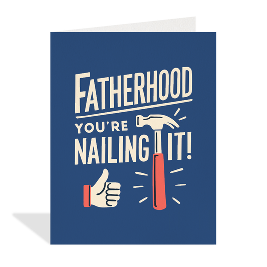 Nailing It Dad Card