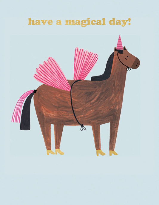 Unicorn Birthday Card