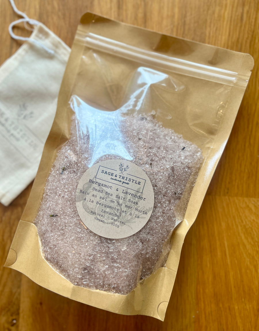 Bergamot & Lavender Dead Sea Salt Soak