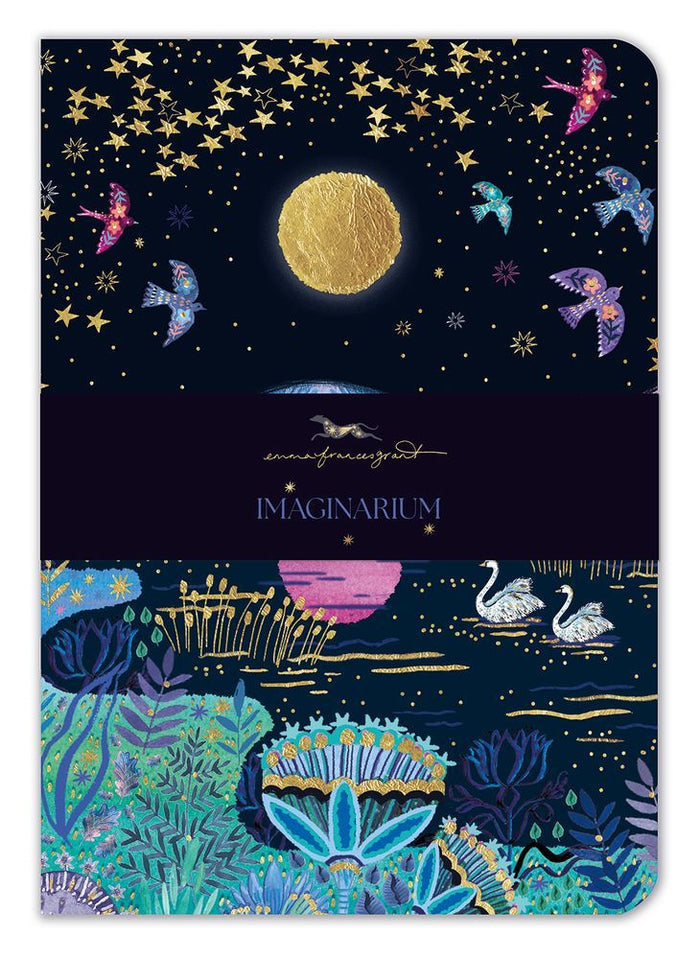 Mediative Moon A5 Lined Notebook