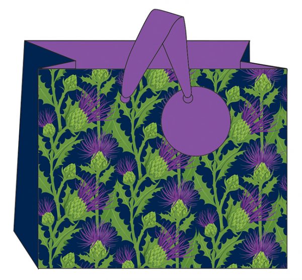 Purple Flowers Gift Bag