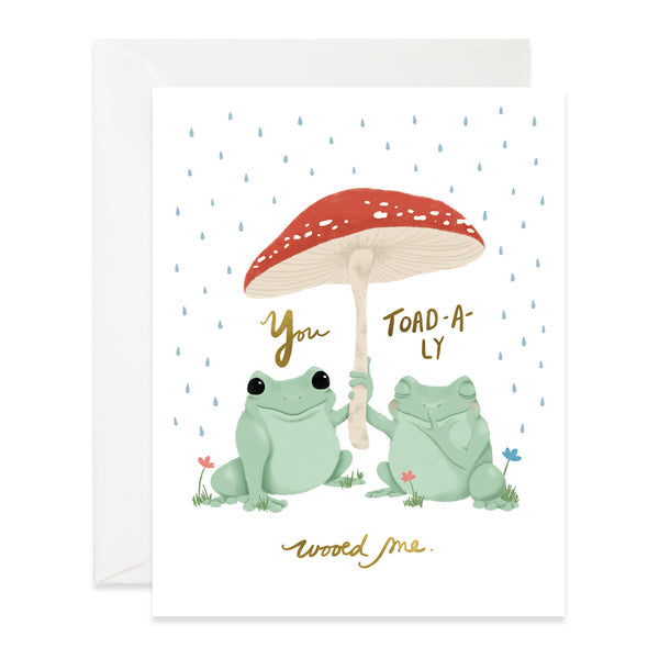 Toadally Wooed Me Card