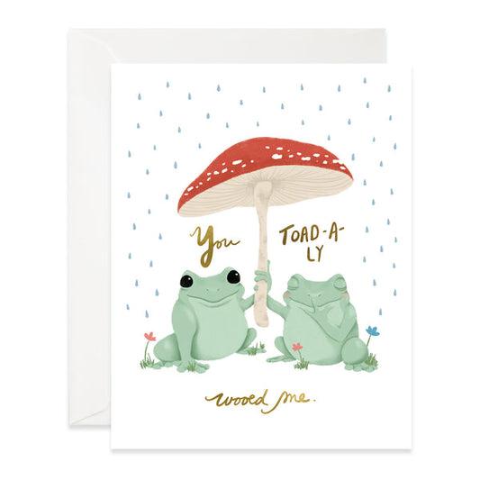 Toadally Wooed Me Card