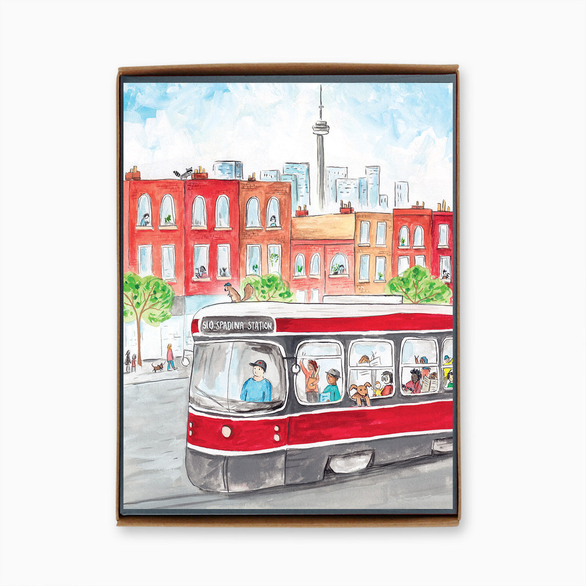 Toronto Spadina Streetcar Notecards (Box Set)