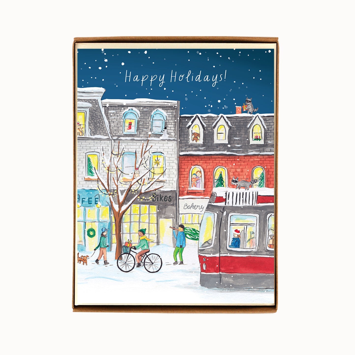 Queen Street Boxed Holiday Cards (Set of 8)