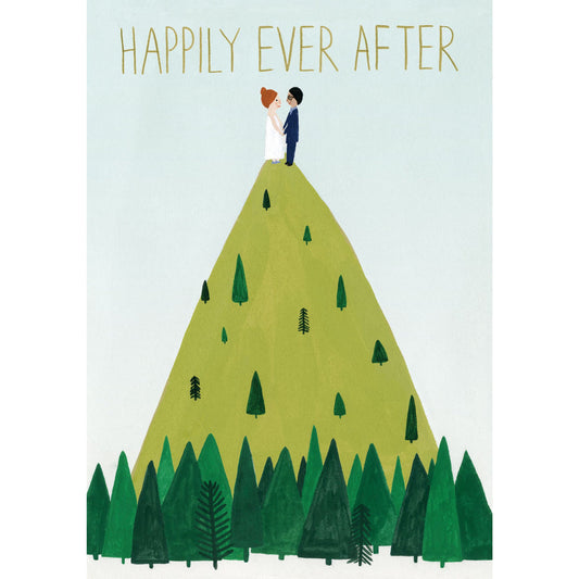 Hilltop Wedding Card