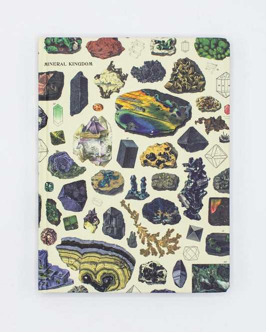 Gems & Minerals Hardcover Notebook  - Dot Grid