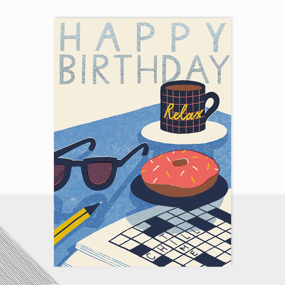 Donut Happy Birthday Card