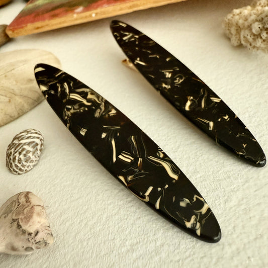 "Longboard" Duckbill Hair Clip