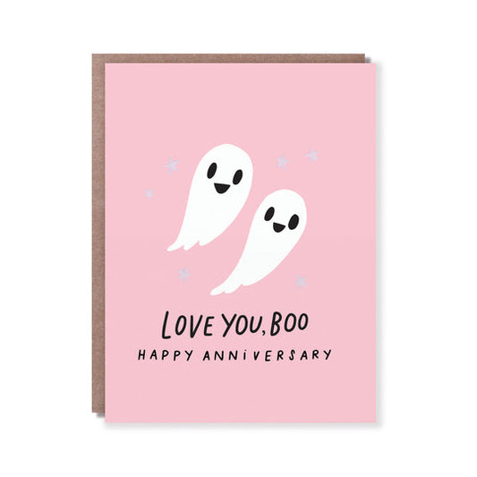 Love You Boo Anniversary Card