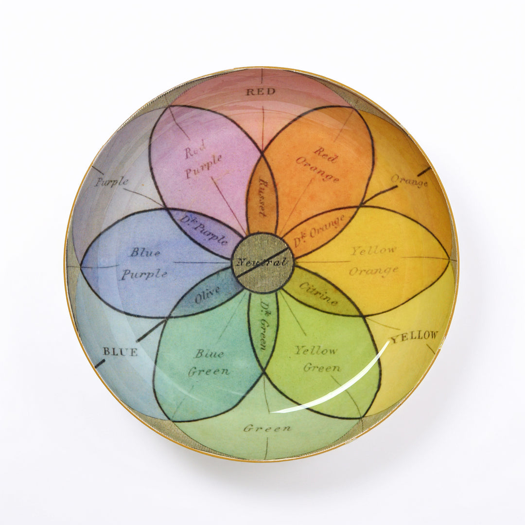 Chroma Round Enamel Tray