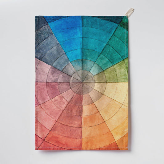 Colourwheel Organic Cotton Tea Towel