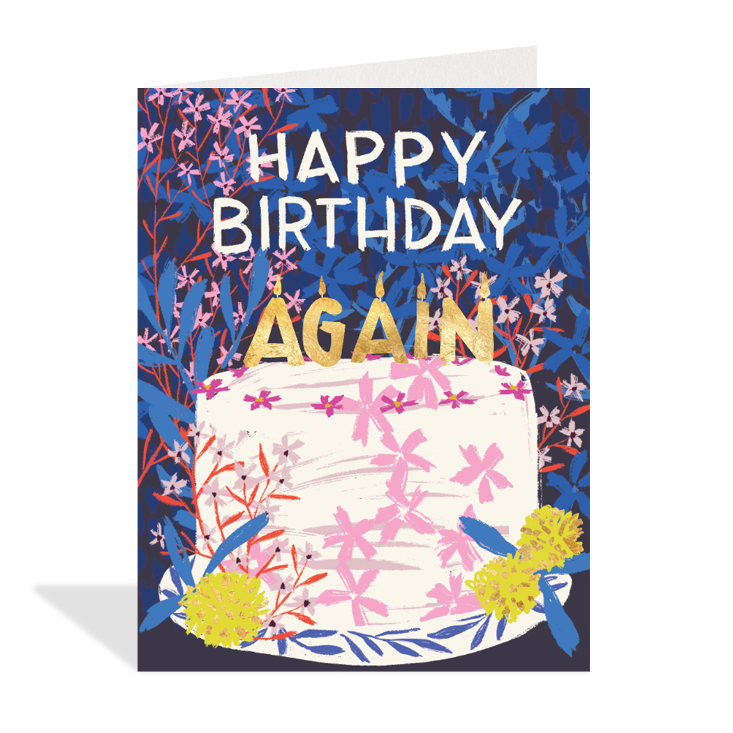 Happy Birthday Again Card