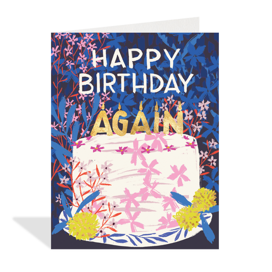 Happy Birthday Again Card