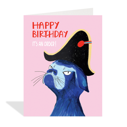 A Birthday Order Card