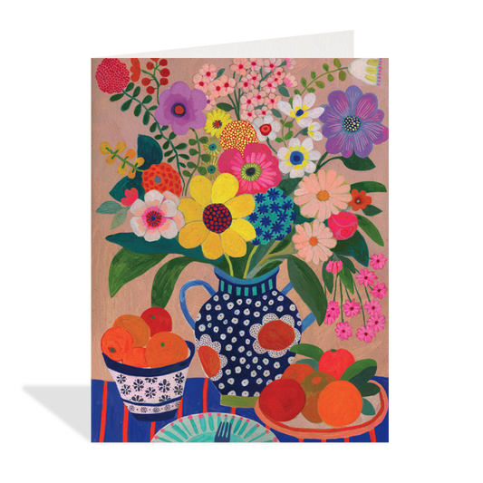 Table Vase Card
