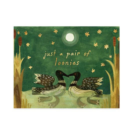 Pair of Loonies Card