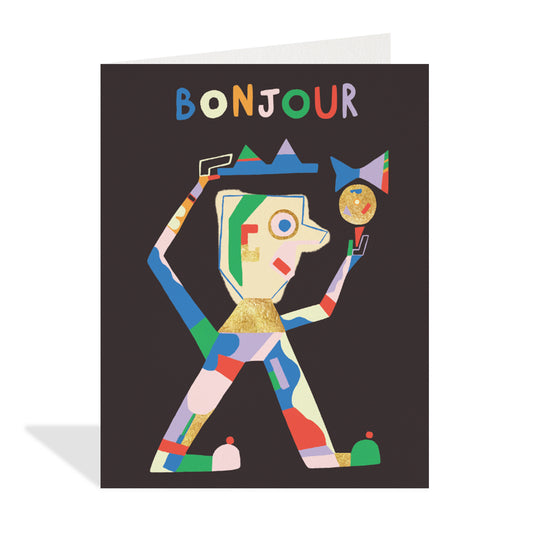 Bonjour Gentleman Card