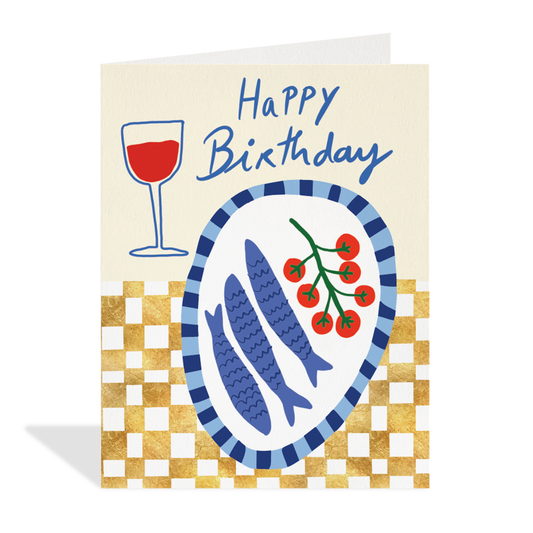 Birthday Supper Card