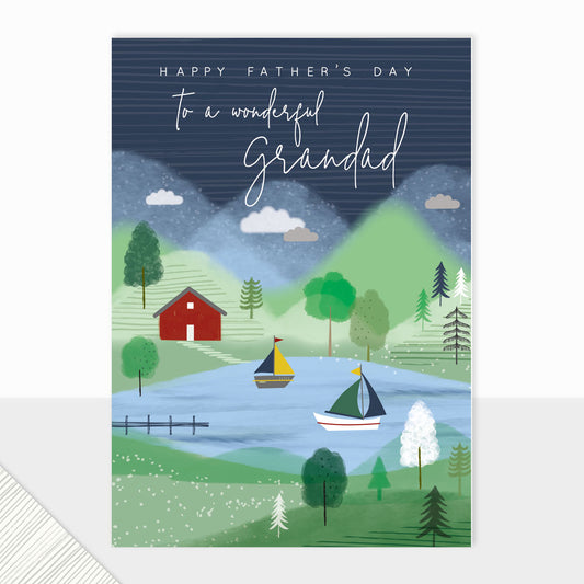 Wonderful Grandad Boat Card