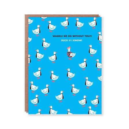 Duck Retirement Card