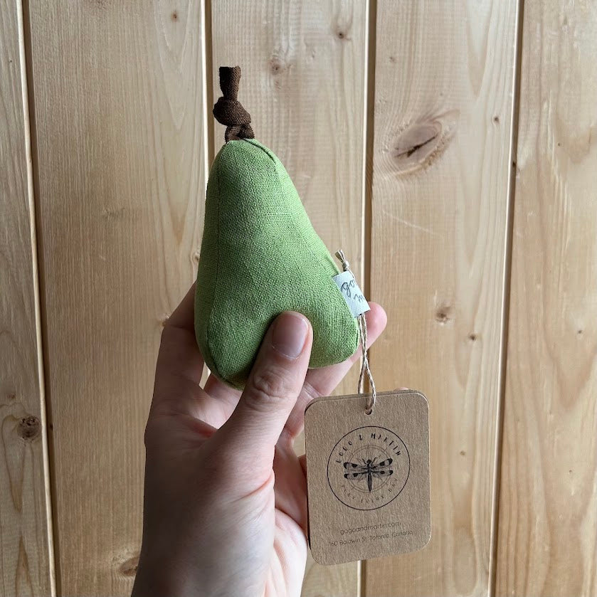 Pear Teething Rattle