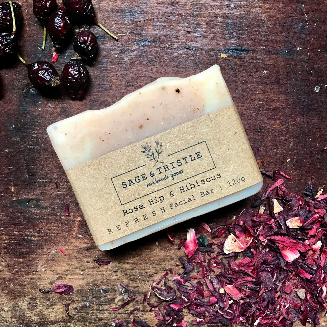 Rosehip and Hibiscus Refresh Facial Bar