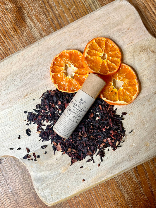 Clementine and Hibiscus Lip Butter