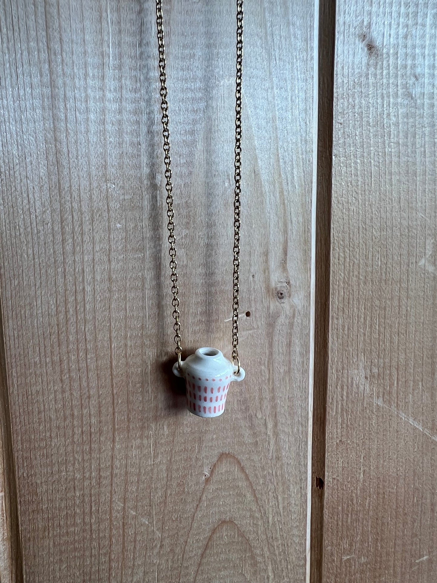 Ceramic Vase Necklace