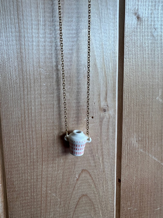 Ceramic Vase Necklace