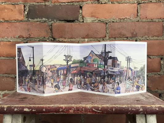 Kensington Market Accordion Card
