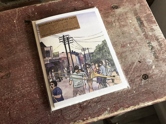 Kensington Market Accordion Card