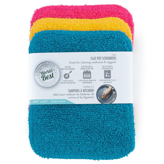 Solid Flat Pot Scrubber