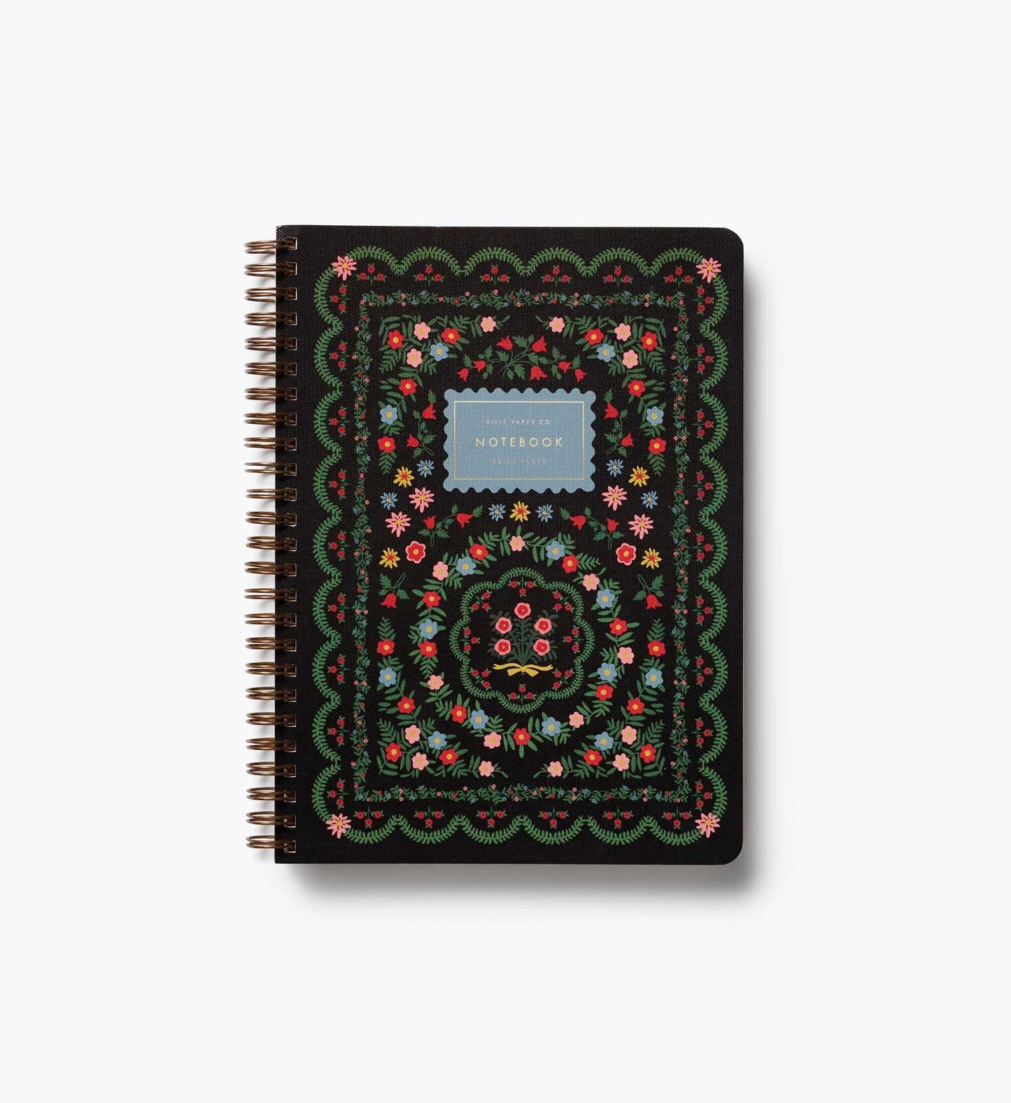 Rosette Spiral Ruled Notebook