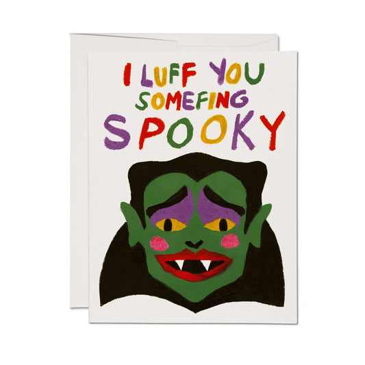 Luff You Something Spooky Card