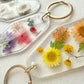 "Ashbury" Pressed Flowers Keychain