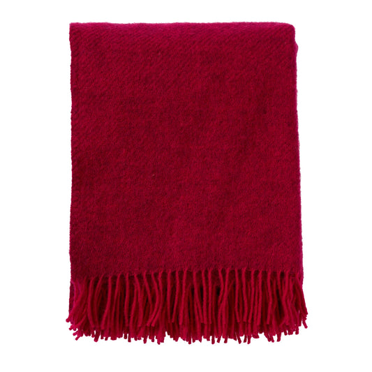 Gotland Cerise Lambswool Throw