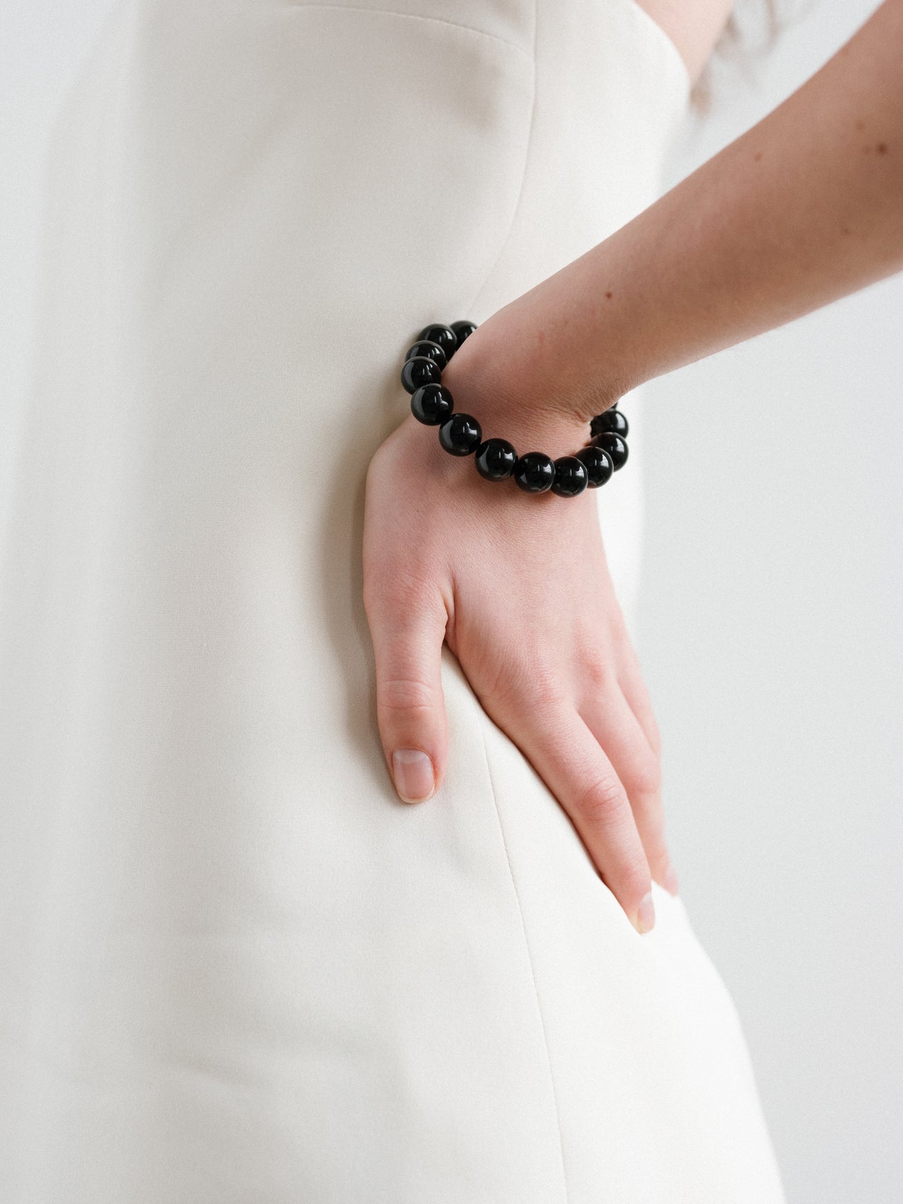 Grande Boule Black Tourmaline Bracelet