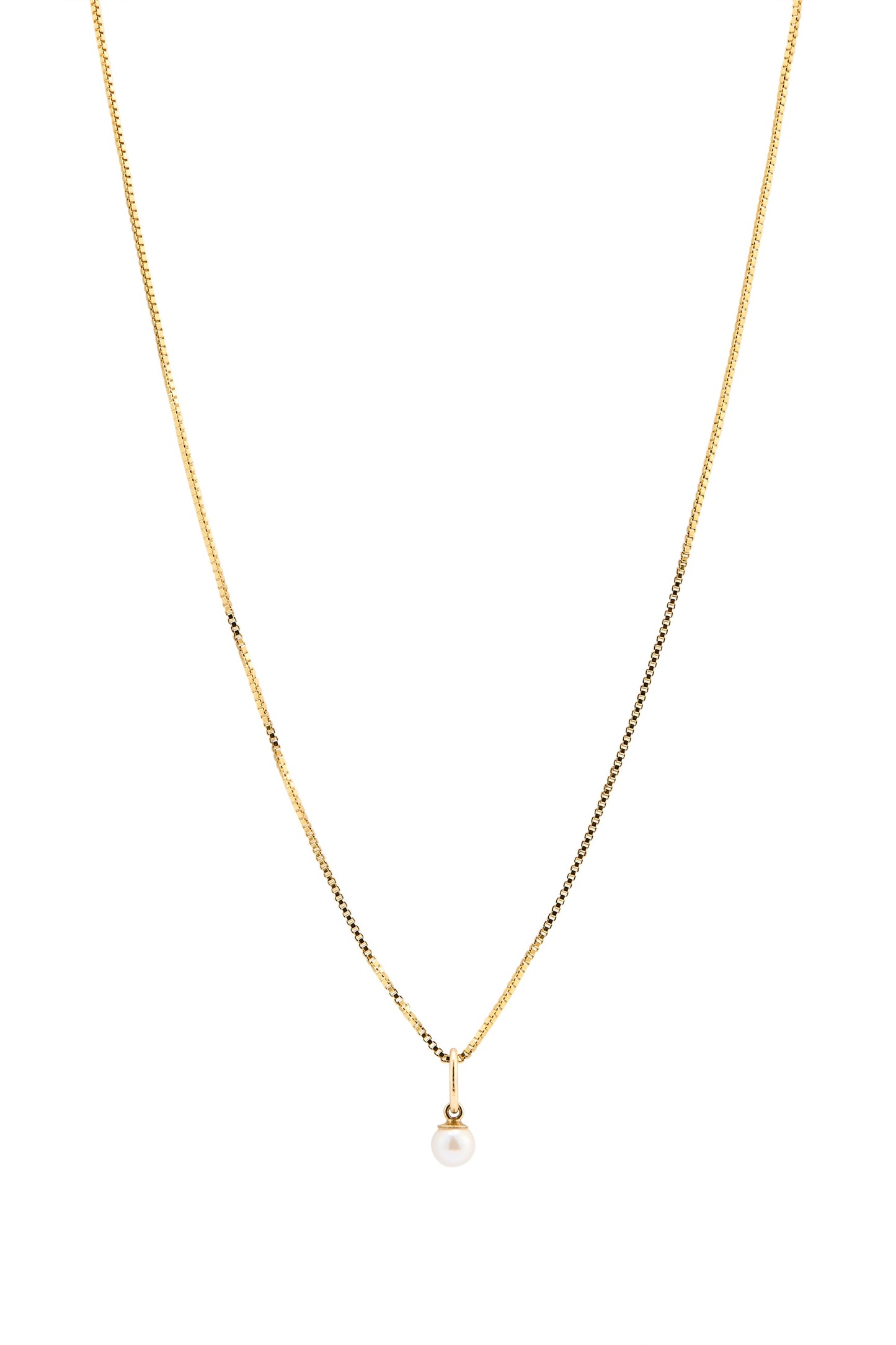 Liv Pearl Gold Necklace