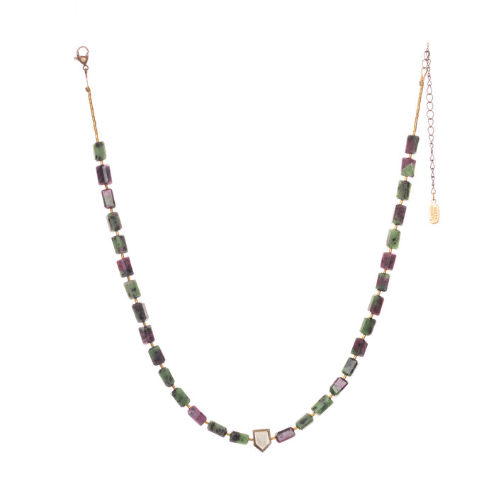 Briar Necklace - Ruby Zoisite