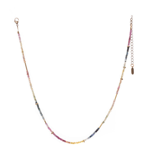 Multi-Sapphire Ombre Necklace