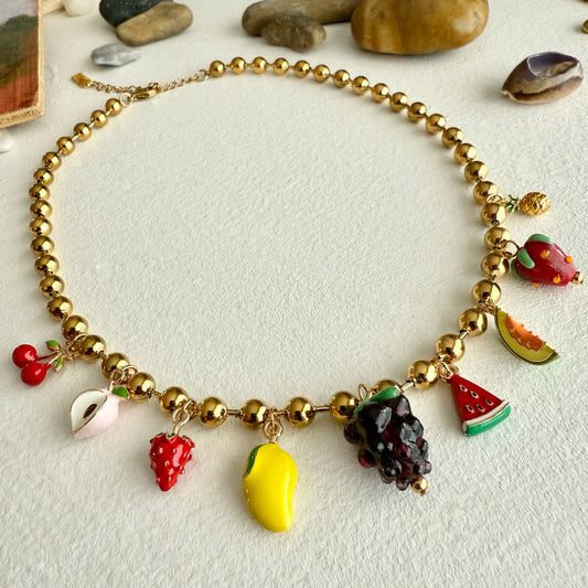 "Fruit Punch" Charm Necklace
