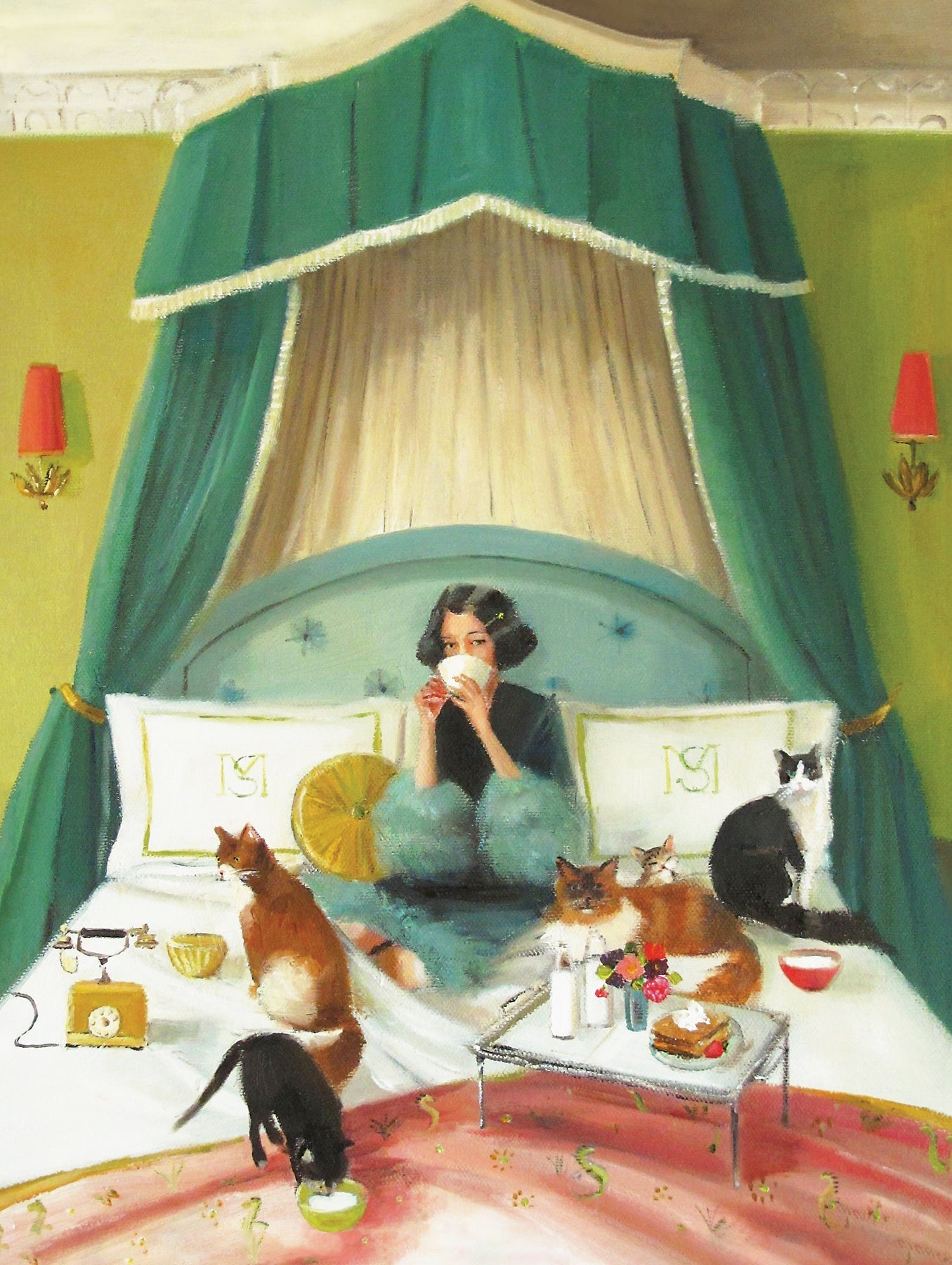 Breakfast in Bed 500 Piece Puzzle