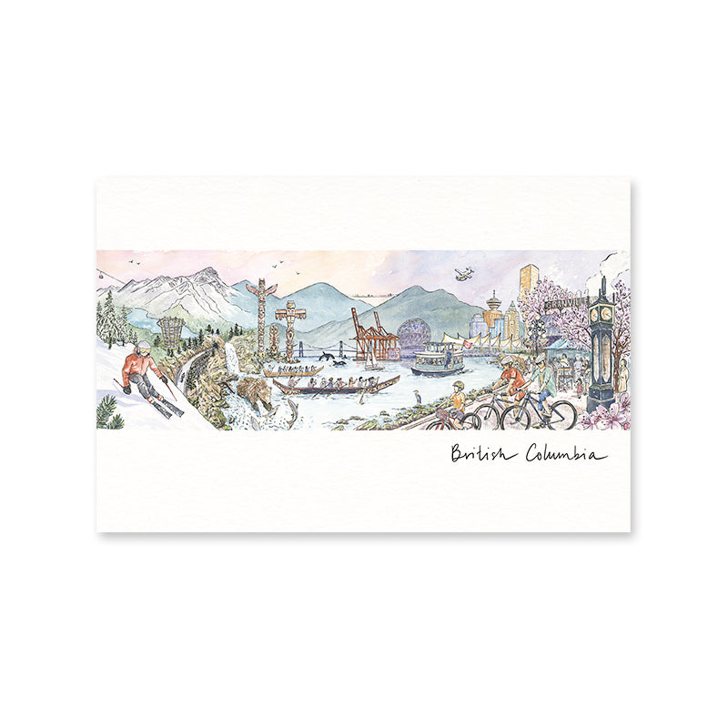 Canada Sketches Postcard Book