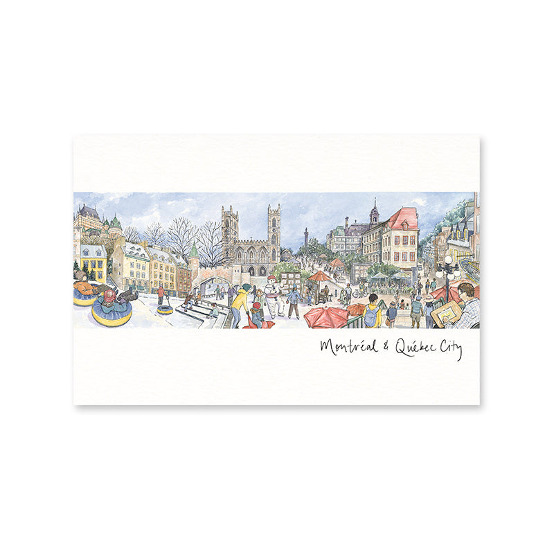 Canada Sketches Postcard Book