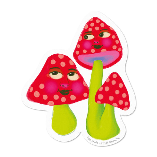 Mushrooms Sticker