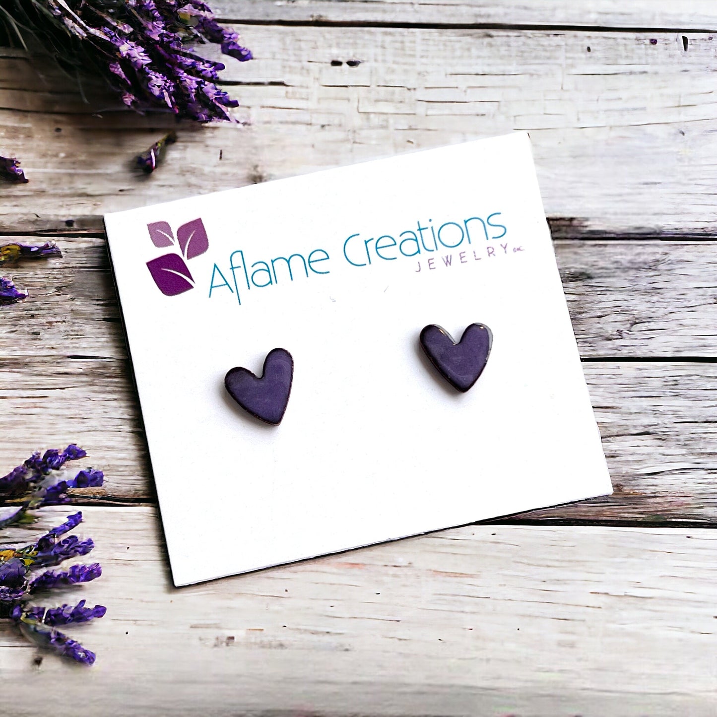 Heart Stud Earrings