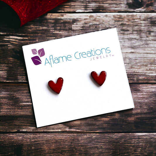 Heart Stud Earrings